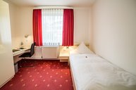 Zimmer 45, Einzelzimmer der Kategorie Komfort, Hotel Linde Donaueschingen